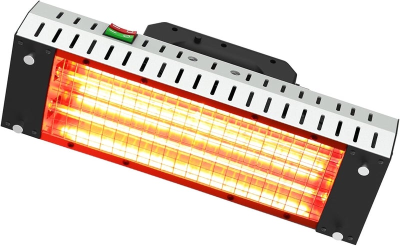 DATOUBOSS Infrared Paint Curing Lamp 2000W Paint Curing Lamp Heater Paint Dryer Lamp for Car Body Repair Paint Curing Systems 110V (DT-004) - Image 1